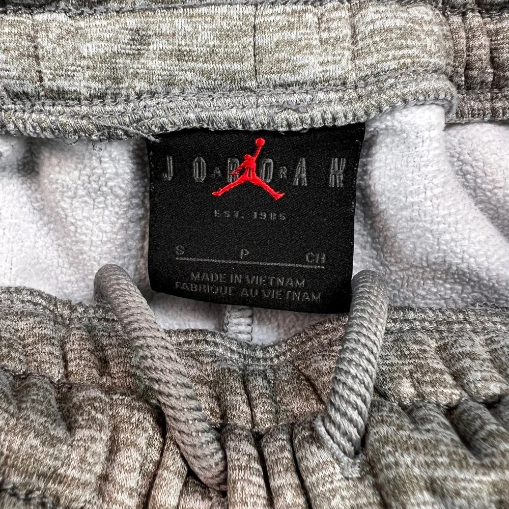 Jordan Michigan Wolverines Jogger Sweatpants Men Small Olive Gray Jumpman Sporty